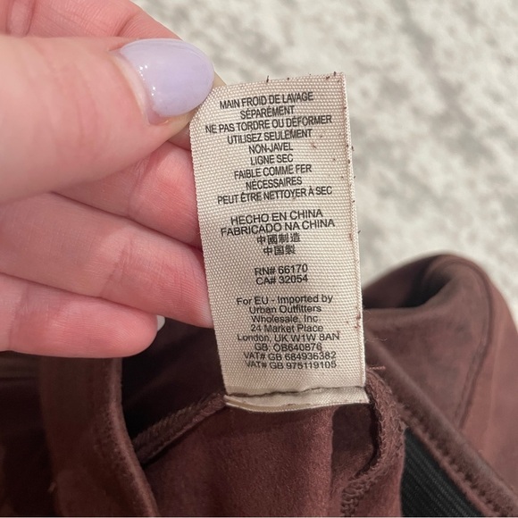 Free people Red Faux Suede Leggings - Picture 9 of 12